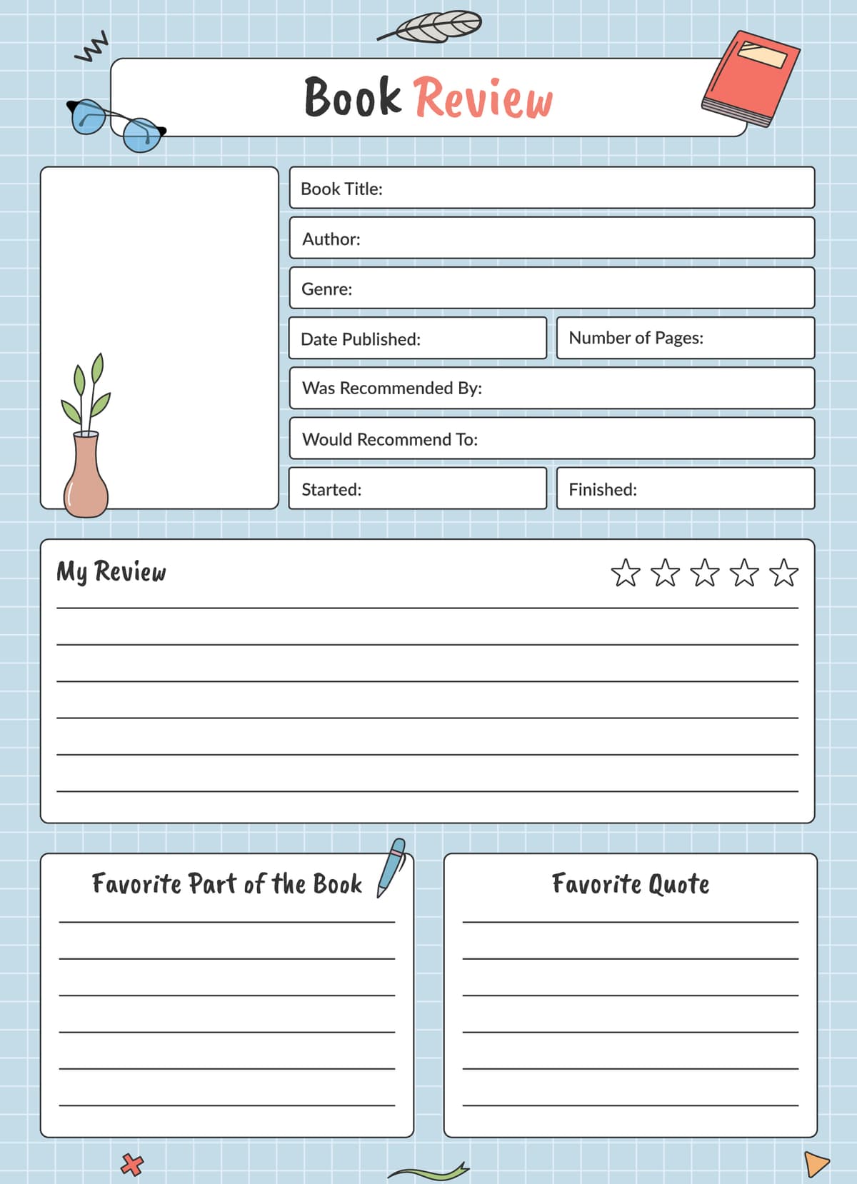 Book Review App Screenshot